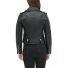 imageLevis Womens Cropped Faux Leather Motorcycle JacketBlack