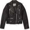 imageLevis Womens Cropped Faux Leather Motorcycle JacketBlack