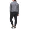 imageLevis Womens Cropped Faux Leather Motorcycle JacketCharcoal Croc