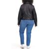 imageLevis Womens Cropped Faux Leather Motorcycle JacketMidnight Black