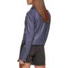imageLevis Womens Cropped Faux Leather Motorcycle JacketOdyssey Grey