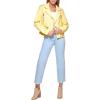 imageLevis Womens Cropped Faux Leather Motorcycle JacketPopcorn