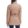 imageLevis Womens Faux Leather Belted Shirt Jacket Standard ampamp Plus SizesBiscotti