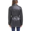 imageLevis Womens Faux Leather Belted Shirt Jacket Standard ampamp Plus SizesBlack