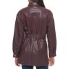 imageLevis Womens Faux Leather Belted Shirt Jacket Standard ampamp Plus SizesBurgundy