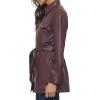 imageLevis Womens Faux Leather Belted Shirt Jacket Standard ampamp Plus SizesBurgundy