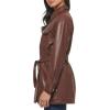 imageLevis Womens Faux Leather Belted Shirt Jacket Standard ampamp Plus SizesChocolate Brown