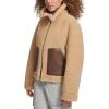 imageLevis Womens Shorty Reversible Sherpa Faux Leather JacketSesame Brown
