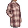 imageLevis Womens Wool Blend Sherpa Lined Long ShacketBlush Ombre