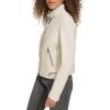 imageLevis womens Faux Leather Motocross Racer Jacket Standard and PlusOyster Latch Collar
