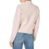 imageLevis womens Faux Leather Motocross Racer Jacket Standard and PlusPeach Blossom Latch Collar