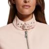 imageLevis womens Faux Leather Motocross Racer Jacket Standard and PlusScallop Shell Latch Collar