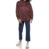 imageLevis womens Soft Faux Suede Shirt Jacket Standard ampamp Plus SizesBurgundy