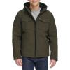 imageLevis Mens Soft Shell Hooded Storm Coat Regular ampamp Big ampamp Tall SizesOlive Sherpa
