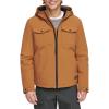 imageLevis Mens Soft Shell Hooded Storm Coat Regular ampamp Big ampamp Tall SizesWorker Brown Sherpa