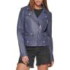 imageLevis Womens Cropped Faux Leather Motorcycle JacketOdyssey Grey