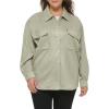 imageLevis womens Soft Faux Suede Shirt Jacket Standard ampamp Plus SizesSeafoam