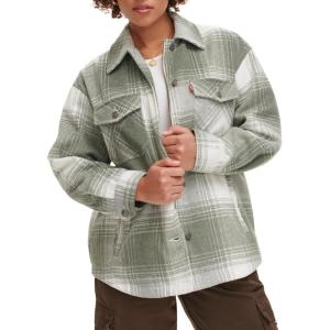 imageLevis Womens Casual Fashion Shirt JacketAgave Plaid