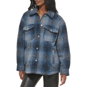 imageLevis Womens Casual Fashion Shirt JacketBlue Ombre