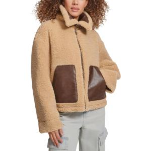 imageLevis Womens Shorty Reversible Sherpa Faux Leather JacketSesame Brown