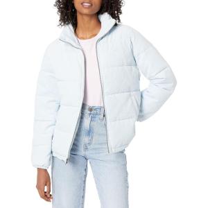 imageLevis Womens Zoe Corduroy Puffer Jacket Standard ampamp Plus SizesPlein Air Blue Corduroy