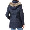 imageAndrew Marc Womens Cypress Quilted Polyfill Puffer CoatCrinkle Quilted Navy