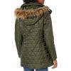 imageAndrew Marc Womens Cypress Quilted Polyfill Puffer CoatCrinkle Quilted Olive