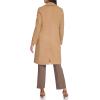 imageCalvin Klein Womens FullLength Buttoned Wool Coat Petite Standard PlusWalker Camel