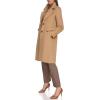 imageCalvin Klein Womens FullLength Buttoned Wool Coat Petite Standard PlusWalker Camel