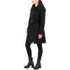 imageCole Haan Womens Asymmetric Belted CoatBlack