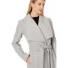 imageCole Haan Womens Maxi Wrap CoatStone