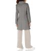 imageKENNETH COLE Womens Wool Coat Asymmetrical Classic Light Grey Small