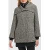 imageKenneth Cole Womens Inner Quilted Bib Novelty Tweed Wool CoatBlk Multi