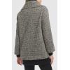 imageKenneth Cole Womens Inner Quilted Bib Novelty Tweed Wool CoatBlk Multi