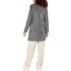 imageKenneth Cole Womens Military Wool Blend OvercoatAsymmetrical Charcoal