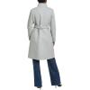 imageKenneth Cole Womens Military Wool Blend OvercoatChic Light Grey