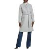 imageKenneth Cole Womens Military Wool Blend OvercoatChic Light Grey