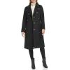 imageKenneth Cole Womens Military Wool Blend OvercoatMilitary Black