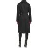 imageKenneth Cole Womens Military Wool Blend OvercoatMilitary Black