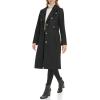 imageKenneth Cole Womens Military Wool Blend OvercoatMilitary Black