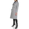 imageKenneth Cole Womens Military Wool Blend OvercoatMilitary Grey