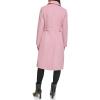 imageKenneth Cole Womens Military Wool Blend OvercoatMilitary Pink