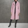 imageKenneth Cole Womens Military Wool Blend OvercoatMilitary Pink
