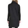 imageKenneth Cole Womens Military Wool Blend OvercoatOversized Collar Black