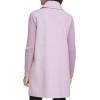imageKenneth Cole Womens Military Wool Blend OvercoatOversized Collar Lilac