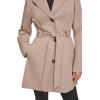 imageKenneth Cole Womens Trench Coat with Waist Tie Belt and Notch CollarKhaki