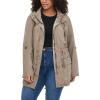 imageLevis Womens Cotton Hooded Anorak Jacket Standard ampamp Plus SizesGrey