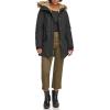 imageLevis Womens Faux Fur Lined Hooded Parka JacketBlackTan Faux Fur