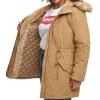 imageLevis Womens Faux Fur Lined Hooded Parka JacketTan