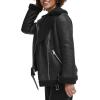 imageLevis Womens Faux Shearling MotoBlack